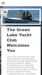 Mobile Screenshot of greenlakeyachtclub.org